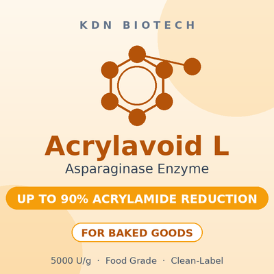 Καλή τιμή. Ασπαραγινάση Ένζυμο Acrylavoid L 5000 U/g Τροφίμου Κατηγορίας Βοήθημα Μείωσης Ακρυλαμιδίου για Ψήσιμο Ψωμιού και Μπισκότων σε απευθείας σύνδεση